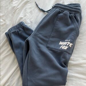White Fox Boutique Navy Joggers